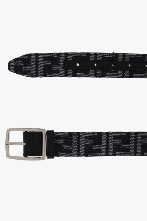 Navy blue outlet fendi belt